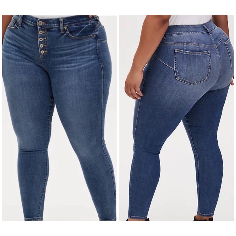 NWT Torrid Bombshell Skinny High Rise Plus Jeans